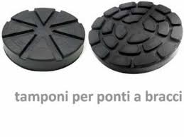 2 Pezzi Gomma Per Cric Auto - Tampone Antigraffio Per Sollevatore, Resiste Fino A 3 Tonnellate - Universale